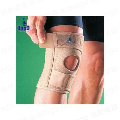 歐柏 OPPO 護具 1230 可調式彈簧膝固定護套 (one size) 保護膝蓋 護膝