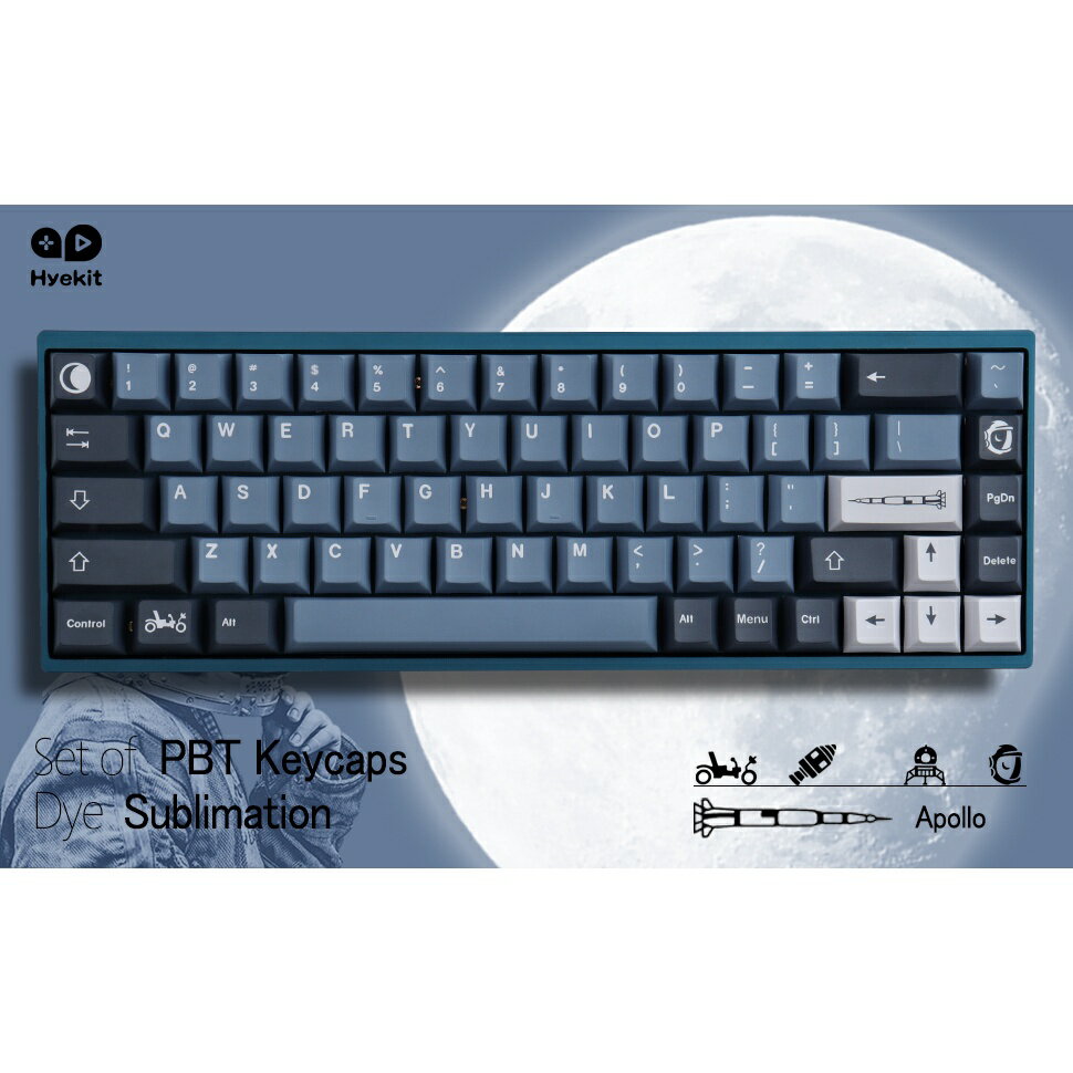 Gmk Apollo 鍵帽 ,139鍵PB鍵帽 Cherry 櫻桃輪廓熱昇華個性化 GMK阿波羅鍵帽,用於機械鍵盤鍵帽