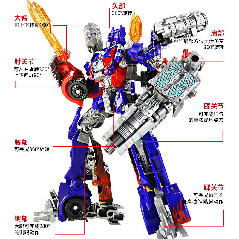 熱銷變形金剛汽車模型機器人擎天柱大黃蜂合金正版手辦套裝男孩玩具