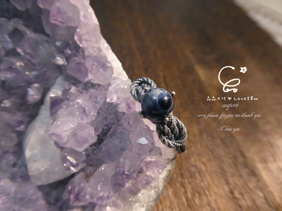 彼得石s925純銀戒指 彼得石 純銀戒指 925純銀 晶晶工坊-love2hm 46223 3