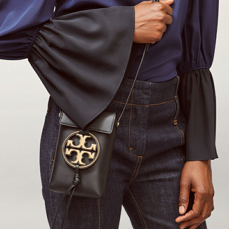 精選★TORY BURCH MILLERMETAL-LOGO手機斜挎包 61183(預購+黑現貨整新) ~【夏日美包★菲尼斯 國際精品↘3折起】 9