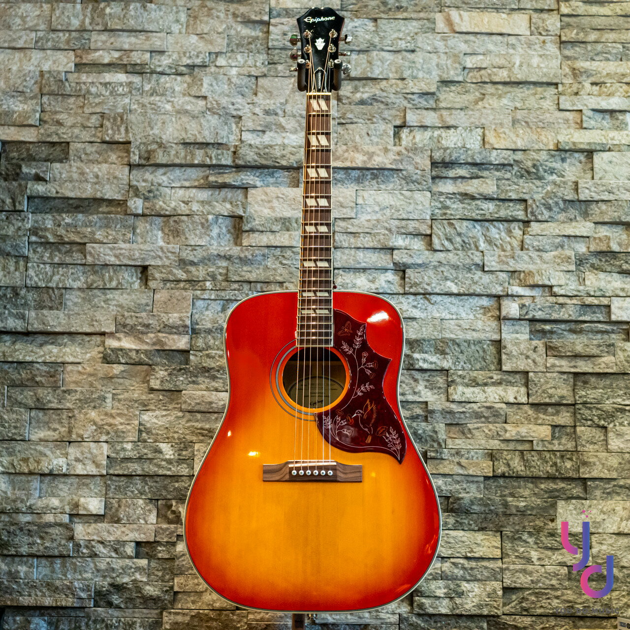 現貨可分期 Gibson Epiphone Humming Bird 帶電版本 蜂鳥 面單板 民謠 電 木 吉他
