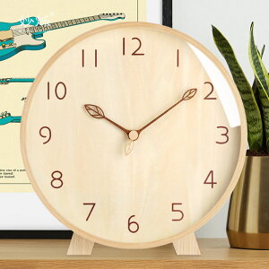 創意座鐘鐘客廳擺放式時鐘表擺擺式擺鐘桌麵坐鐘表木C