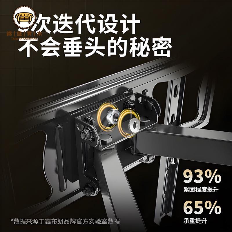 工廠現貨 支架 電視掛架 顯示器支架 電腦支架 通用伸縮電視掛架旋轉壁掛支架嵌入式安裝電視墻折疊掛墻萬能免運/開立發票 全館折扣 年中鉅惠 j5426