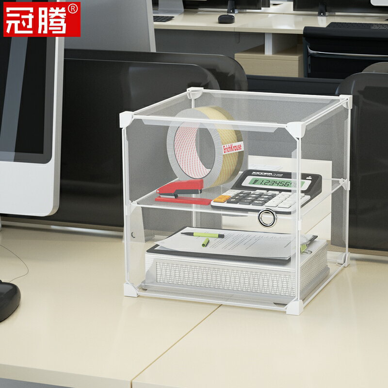 桌上書架置物架簡易小型多層創意小書櫃層架辦公室桌面收納置物櫃