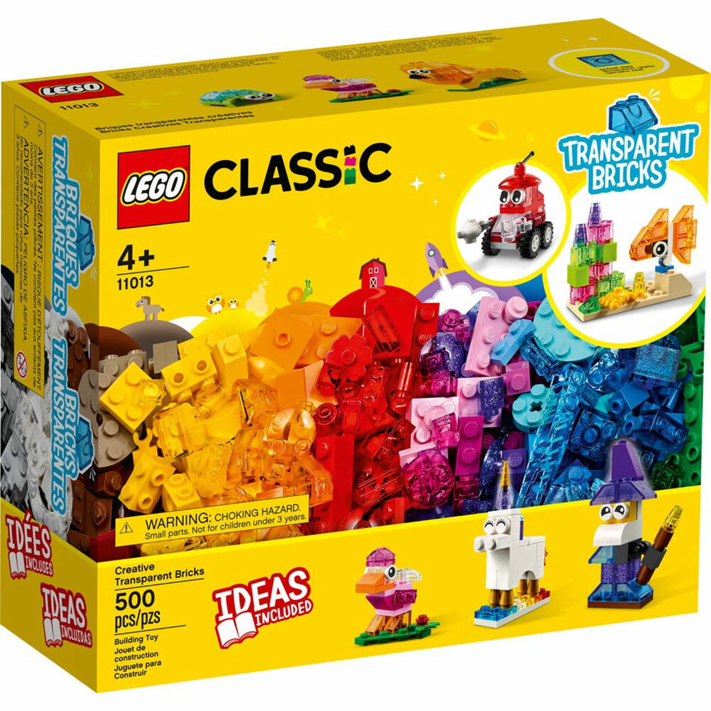 樂高LEGO 11013 經典基本顆粒系列 Classic 創意透明顆粒 Creative Transparent Bricks Set