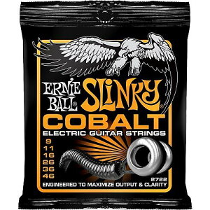 美國原裝 Ernie Ball 2722 COBALT SLINKY (09-46) 電吉他鈷弦【唐尼樂器】