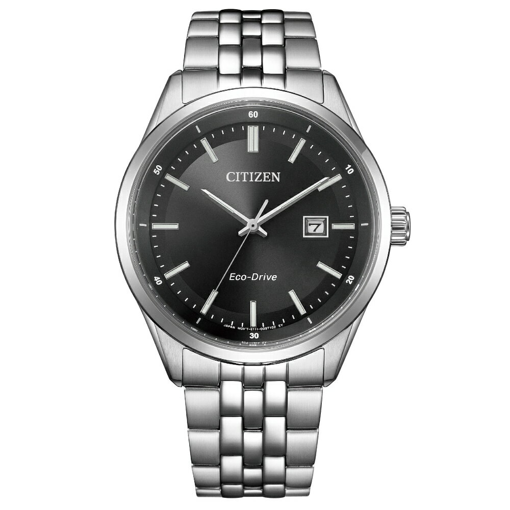 送禮首選★CITIZEN 簡約紳士藍寶石鏡面光動能腕錶BM7560-59E 附提袋【全館滿額折價★APP下單跨店最高22%點數回饋】線上購買享 實體門市同步服務