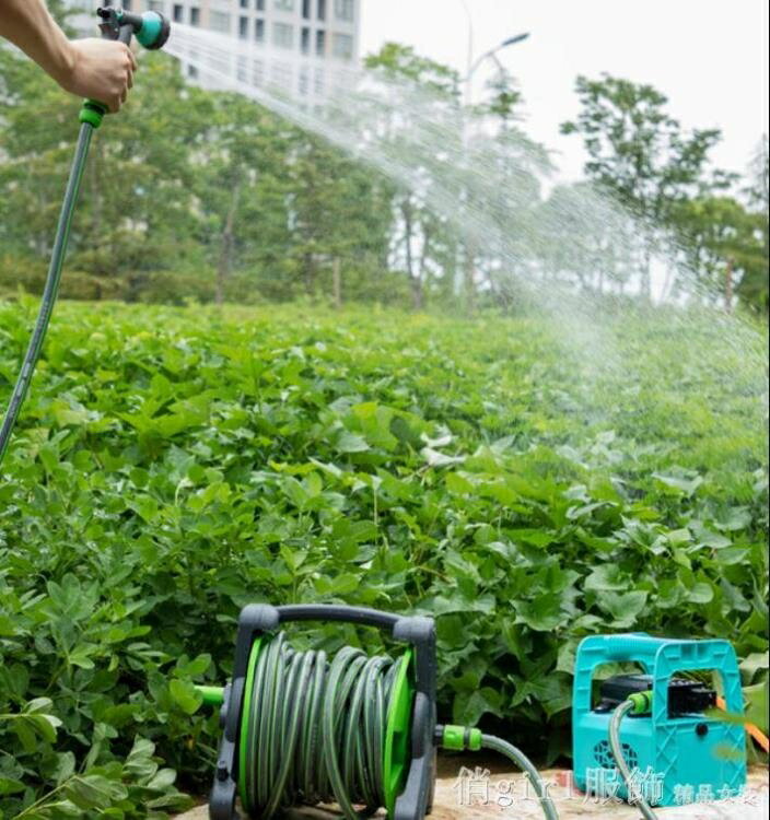 水泵 小型充電抽水泵澆菜神器家用田園 戶外抽水機農用灌溉澆水自吸泵【林之舍】