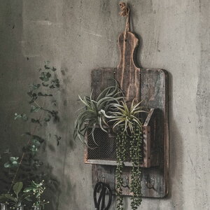 左岸麥田 奧瑞凡ALLFOND系列木制壁掛園藝工具收納架花園墻上裝飾