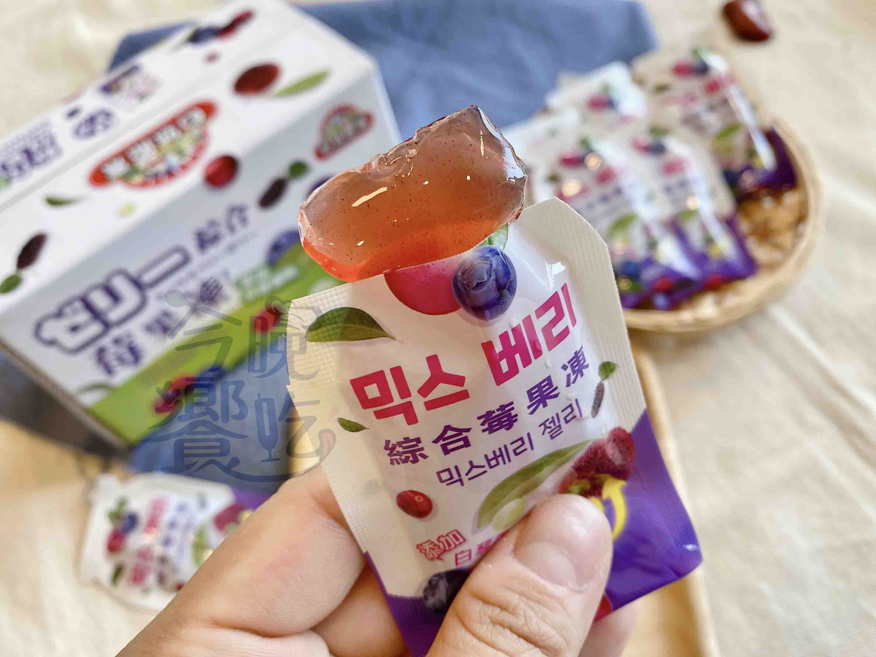 夏季超解暑的梅果果凍系列(紅石榴膠原蛋白/綜合莓果) (2款)200G/盒 8