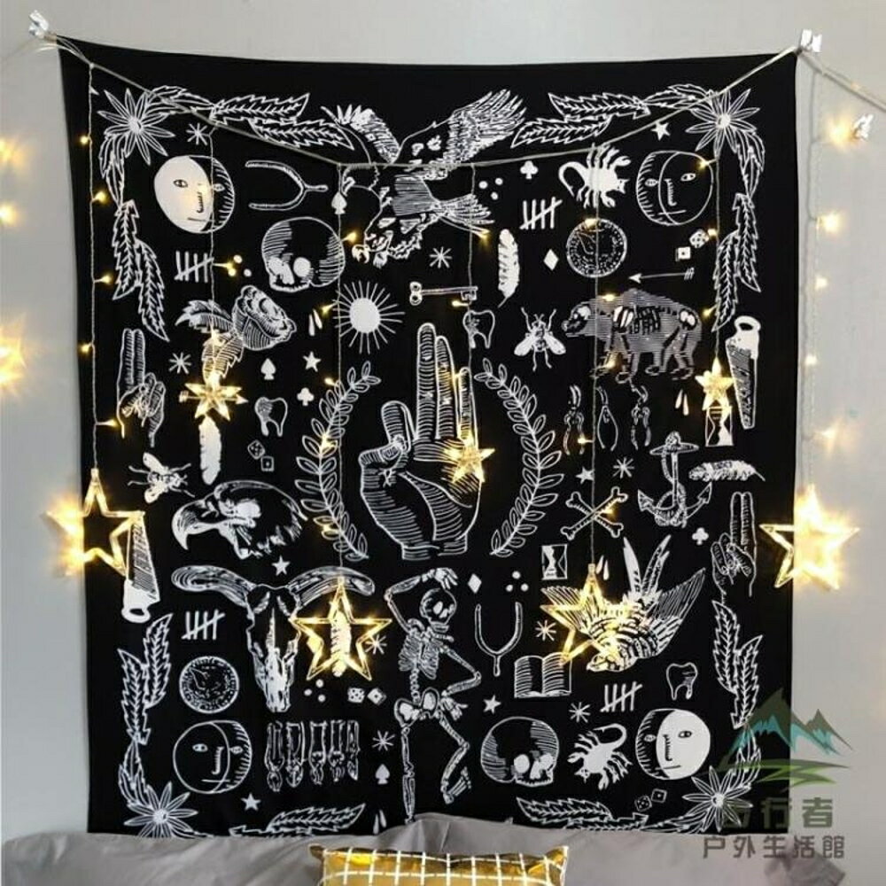 抖音背景布ins掛布裝飾網紅布置臥室寢室北歐風掛毯 不二雜貨直營店 樂天市場rakuten