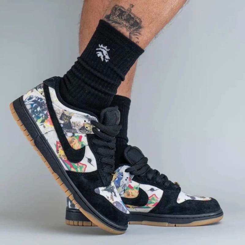 日本預購限量SUPREME X NIKE SB RAMMELLZEE DUNK LOW FD8778-001 聯名