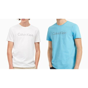 Calvin Klein 男裝 T恤 短袖 短T-Shirt 素T 圓領上衣 C79159 藍色/白色CK(現貨)▶指定Outlet商品5折起☆現貨