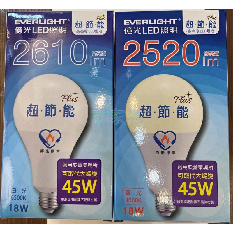 (A Light) 保固三年 億光 超節能 23W 18W 高亮度 LED 燈泡 球泡 球泡燈 等同市售 35W 節能標章 LBA/ECO95R Plus/23W/865/UNI/E27