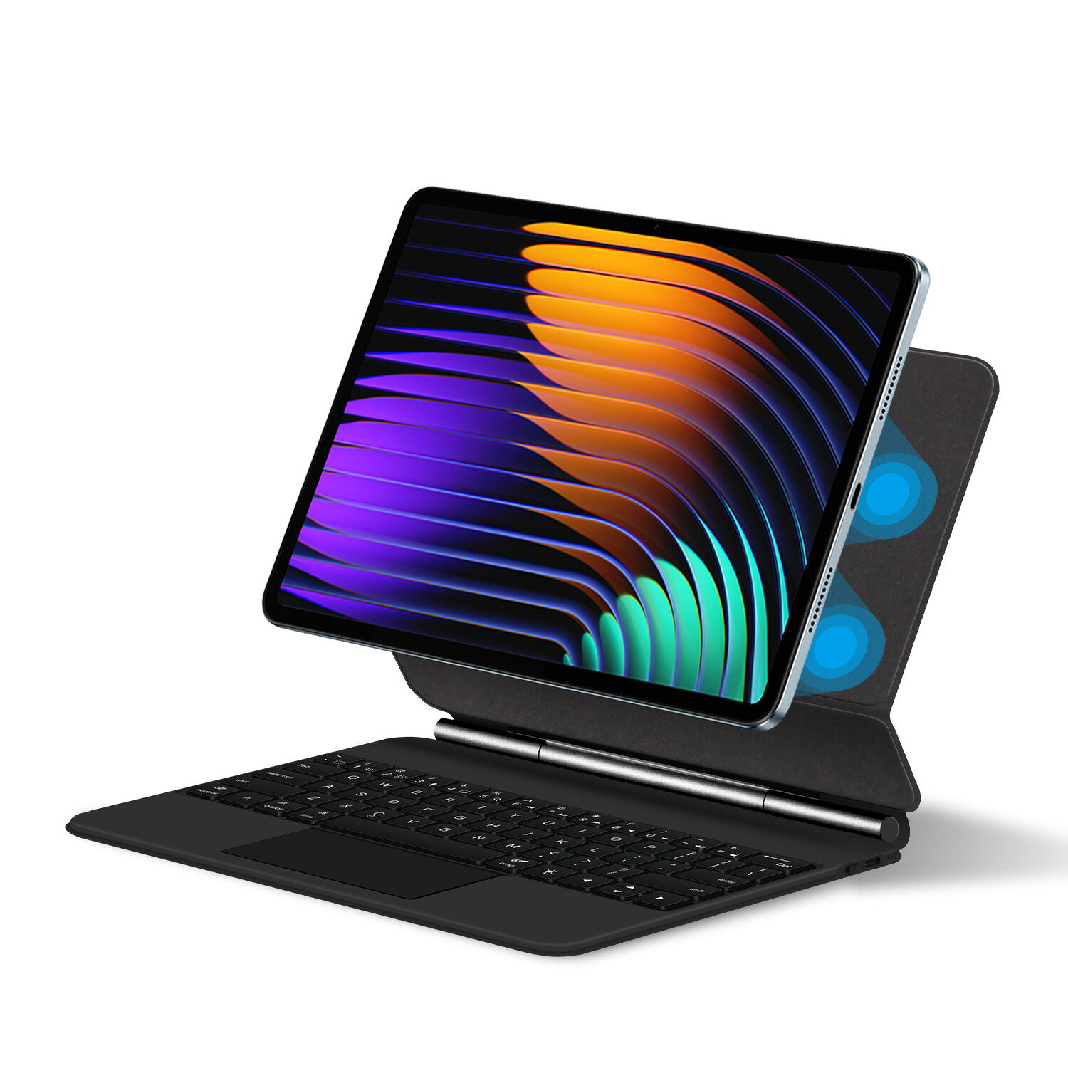 適用小米平板8妙控鍵盤Xiaomi pad5/6/7pro磁吸懸浮鍵盤俄日韓語【北歐居家生活】