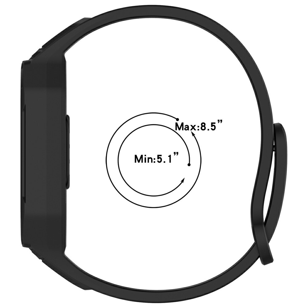 【一體式矽膠錶帶】適用 Xiaomi 小米 手環 5 6 7 8 9 鎧甲 錶帶+保護殼 防摔 運動腕帶 3