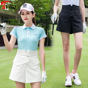 夏季高爾夫服裝女士短褲韓版運動舒適彈力休閒golf球褲
