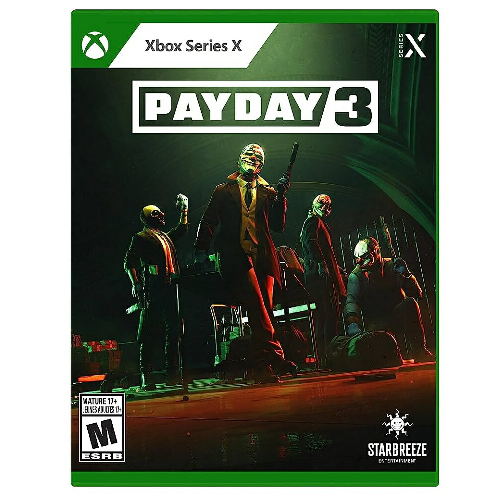 【AS電玩】 Xbox Series X 劫薪日 3 Payday 3 中文版
