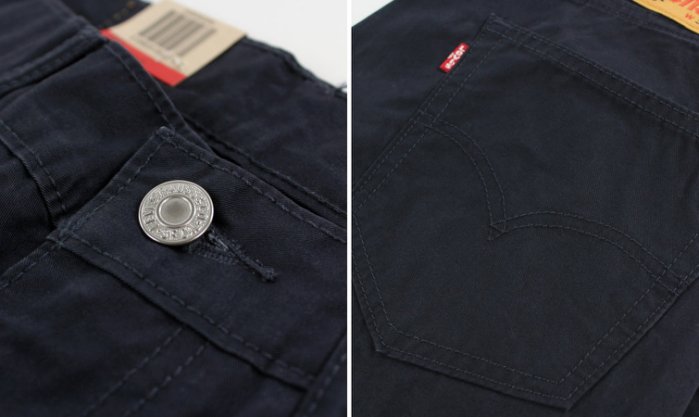 美國百分百【全新真品】Levis 505 短褲五分褲牛仔褲合身黑色30腰F548