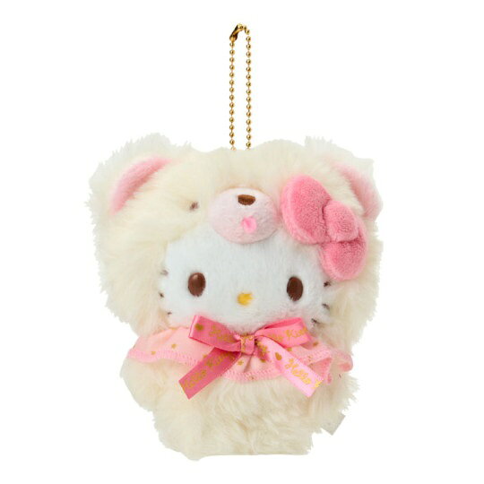 【震撼精品百貨】Hello Kitty 凱蒂貓~日本三麗鷗sanrio KITTY絨毛玩偶吊飾-奶油小熊*54983