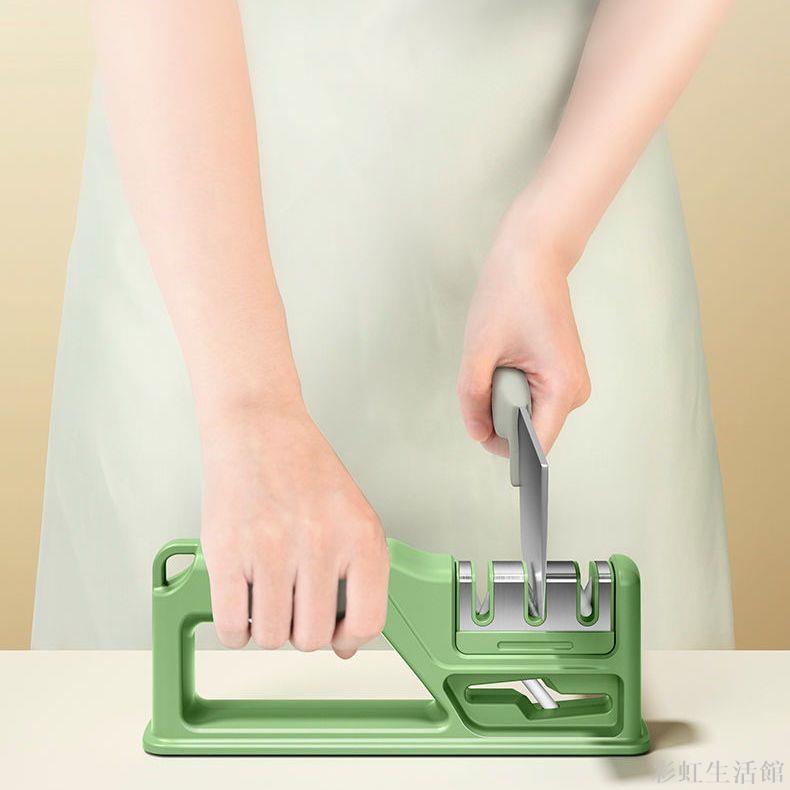 科翼磨刀器不銹鋼家用磨菜刀快速磨刀神器廚房用品磨刀石小工具