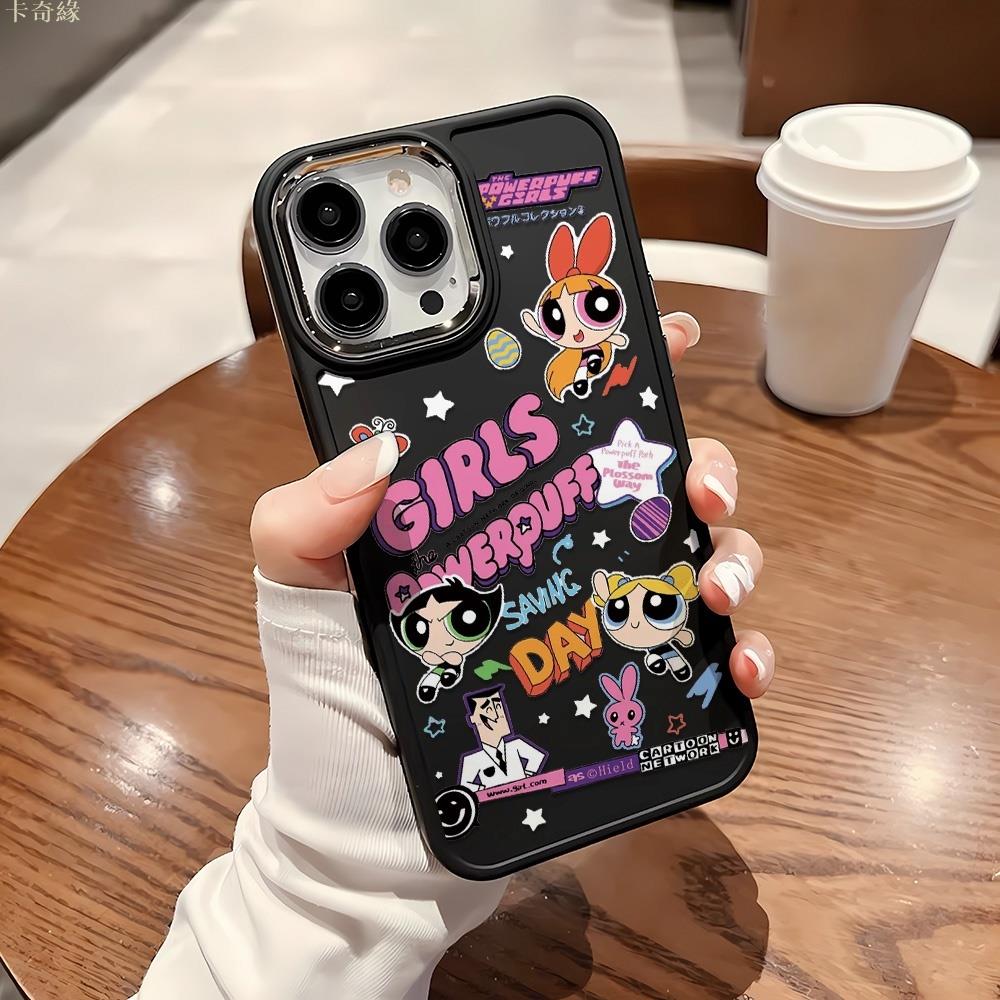 可愛飛天小女警13pro創意12pro小姐蜜16pro大孔iphone14手機殼XS保護套15promax軟殼8plus