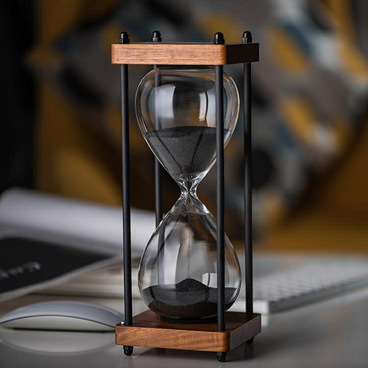 沙漏 時光沙漏計時器30分鐘沙漏擺件兒童生日禮物情人節七夕禮品輕奢