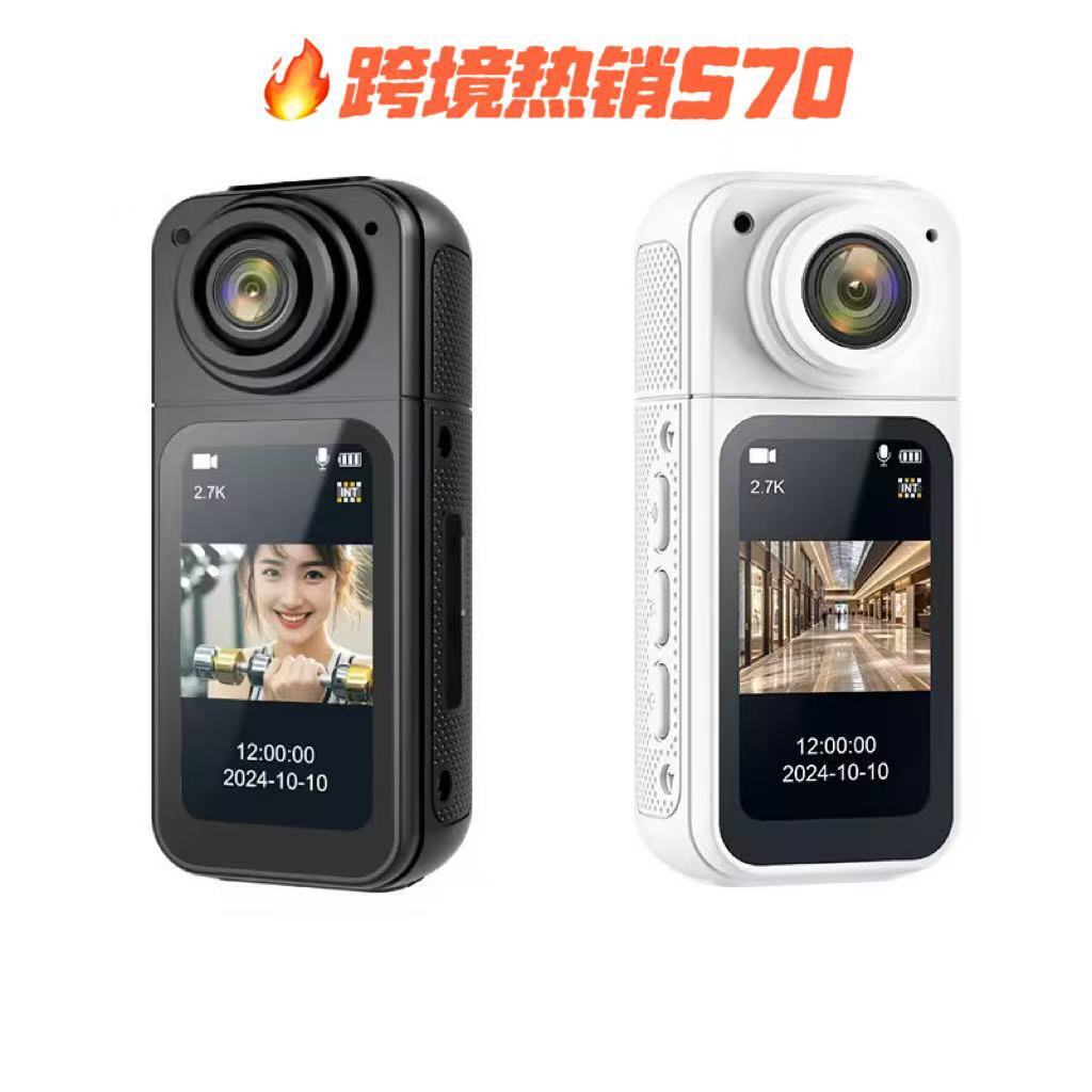 跨境優品 2.7k帶WIFI支持手機APP實時回放掛脖攝像DV戶外運動相機