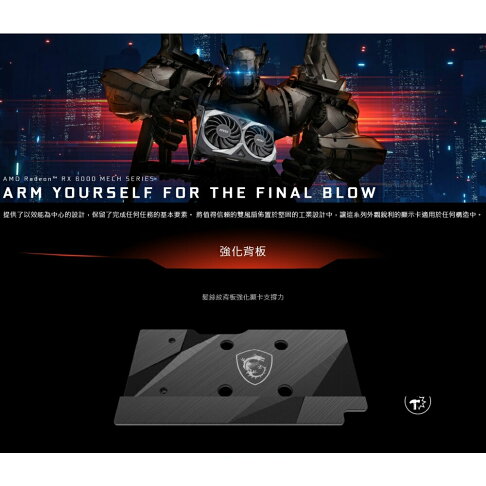 【公司貨】MSI 微星 RX 6500 XT MECH 2X 4G OC AMD 顯示卡 註四年保固 RX6500XT 1