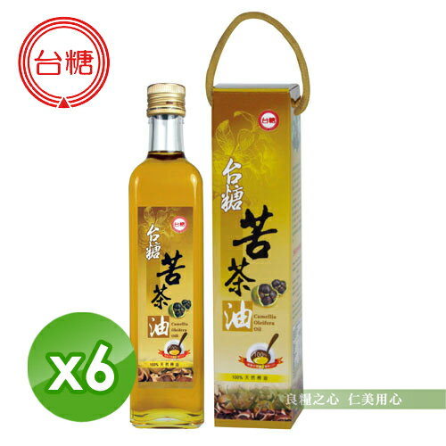 台糖 苦茶油(500ml/瓶)x6_免運