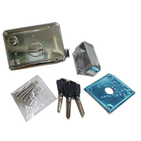 門鎖li015 Bird 三段鎖連體式三段鎖火箭式鎖匙3段鎖單開電白隱藏式門鎖大門鎖門鎖防盜鎖硫化門鎖