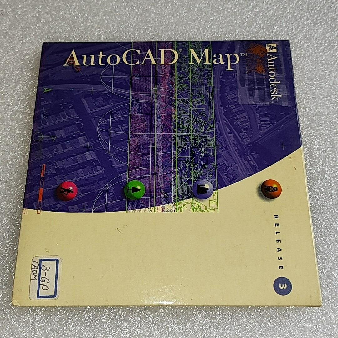 AutoCAD Map 日文版 正版光碟 全新未拆封 專業製圖軟體 設計師必備 工程繪圖工具 建築製【微軟批發零售】