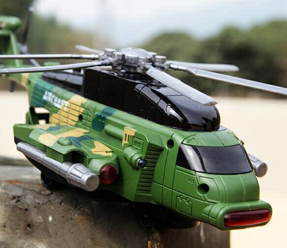 飛機模型 兒童仿真戰斗機飛機聲光音樂模型電動玩具兒童男孩寶寶直升機