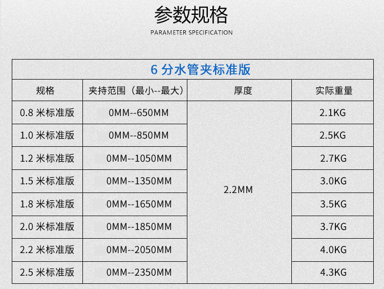 木工夾 木工拼闆夾水管夾鋼管夾緊器F夾6分管壹寸管多功能手地專用定型夾 4
