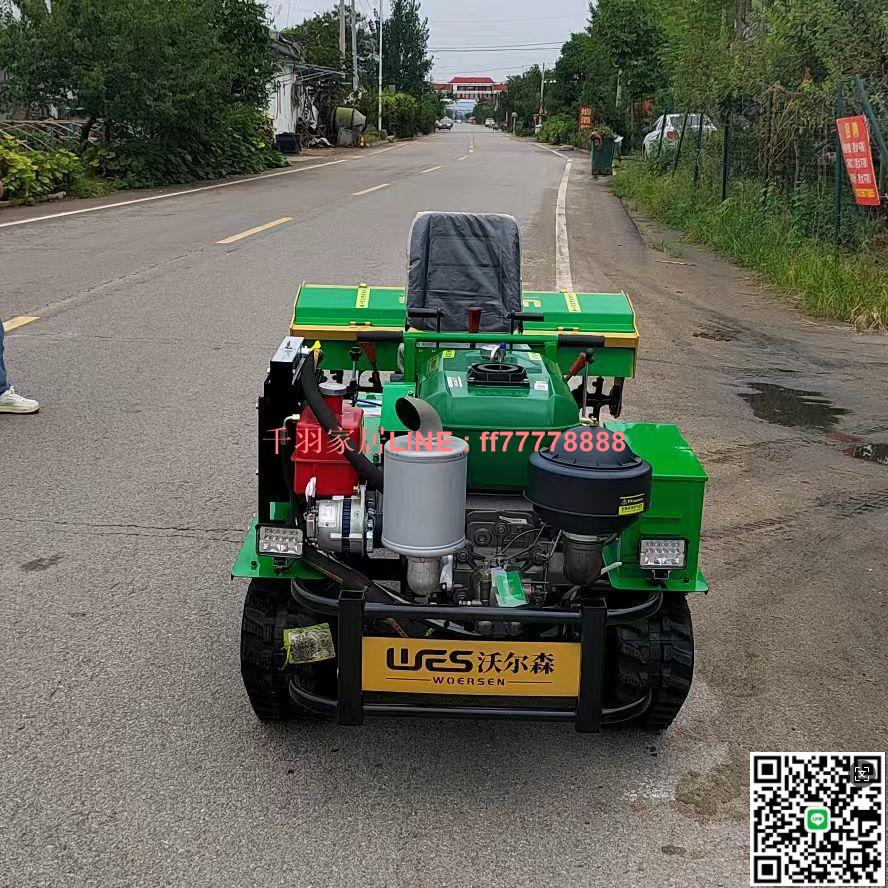 【千羽家居】農用田園機械履帶旋耕機可推土搭配多種農具工程機械變速箱柴油