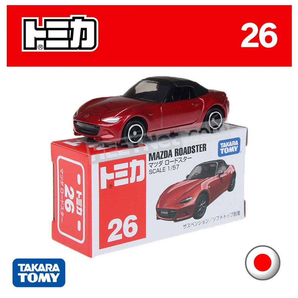 ☆勳寶玩具舖【現貨】Tomica 多美小車 #26 Mazda Roadster