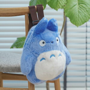 真愛日本 宮崎駿 吉卜力 龍貓 中藍龍貓 造型絨毛娃後背包 後背包 玩偶包 造型包 禮物