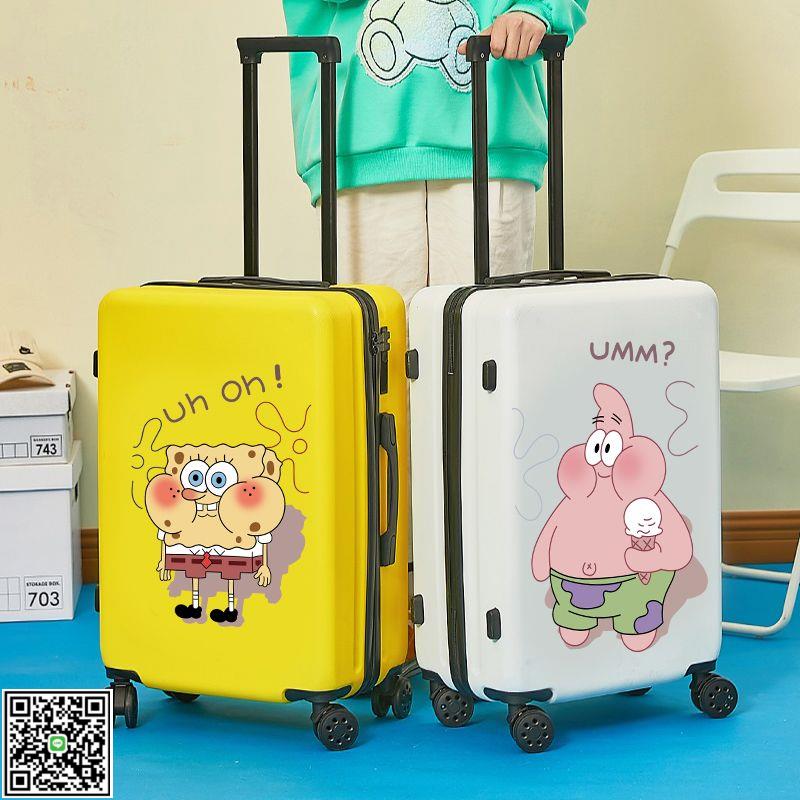 專用學生行李箱2023新款兒童皮箱女海綿寶寶旅行密碼箱男結實耐用-UM.有米家居