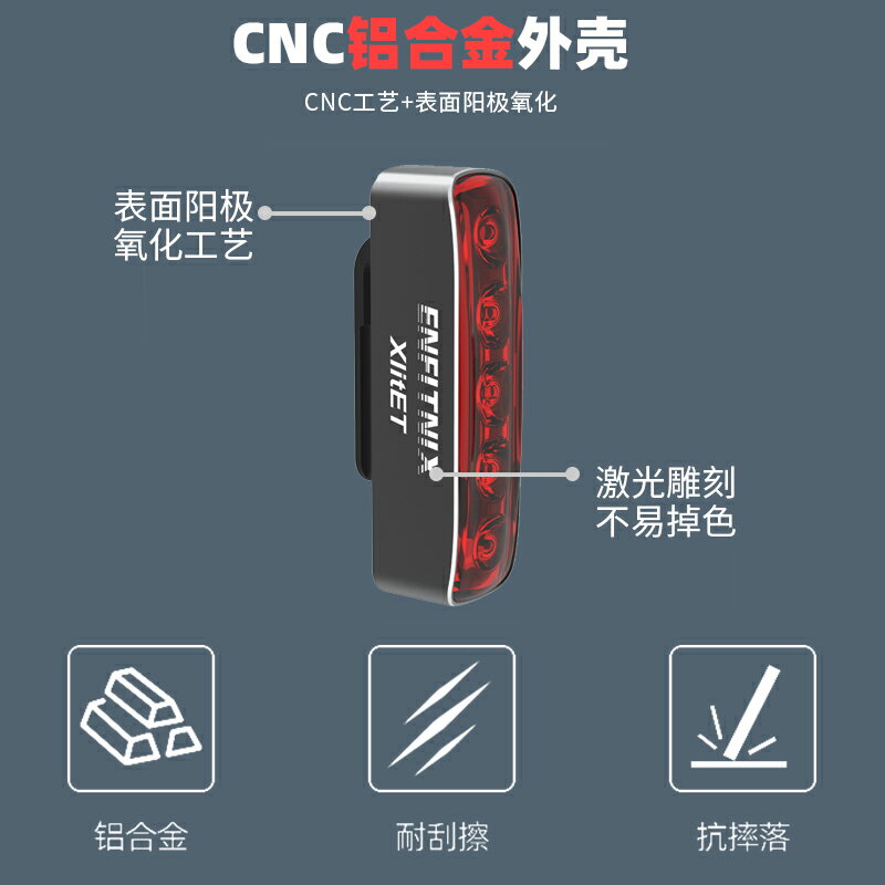 英豪車燈智慧尾燈Enfitnix XlitET警示燈長條燈超亮充電防水尾燈