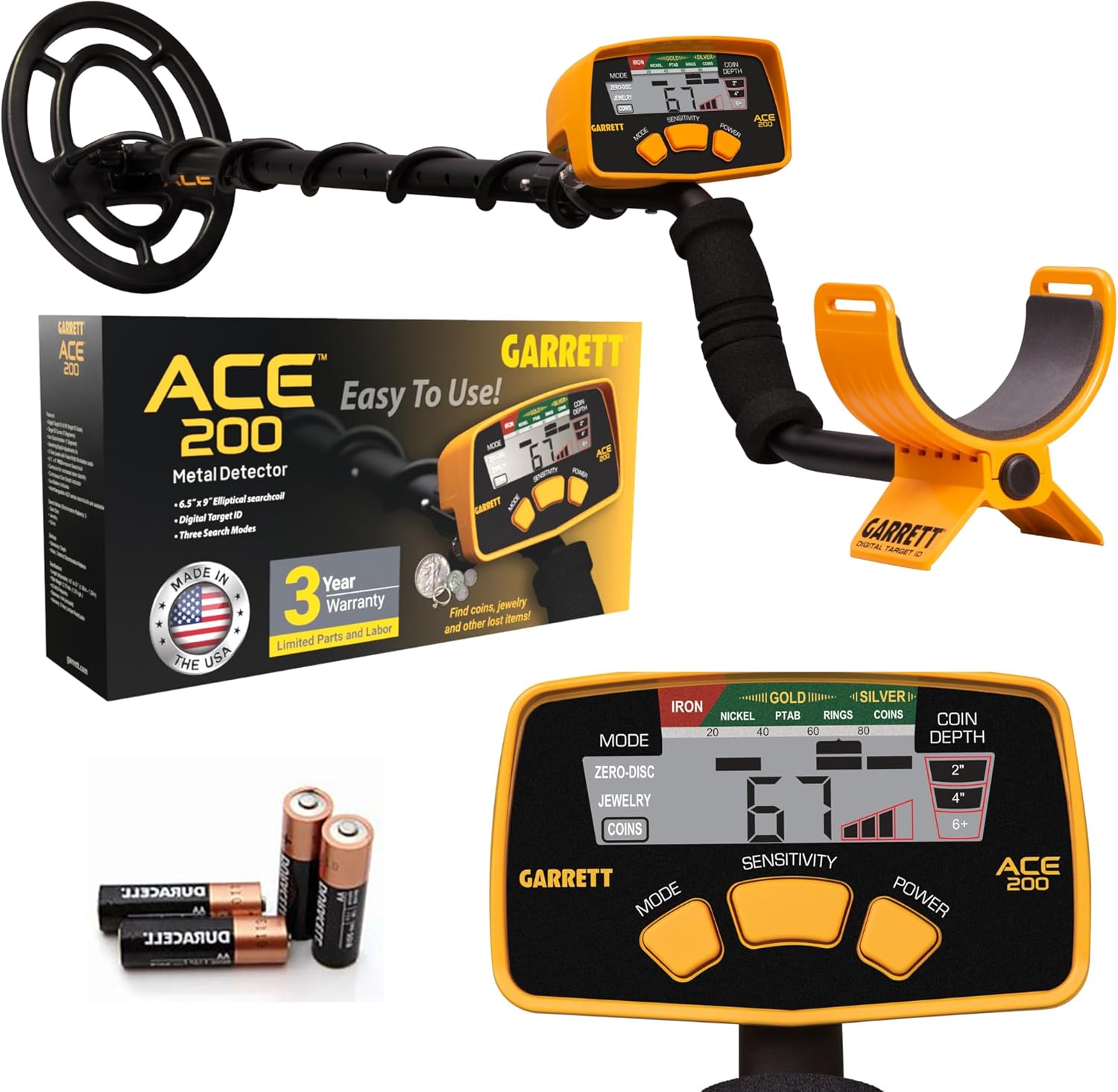 [5美國直購免運] Garrett ACE 200 美國製 金屬 探測器 Metal Detector