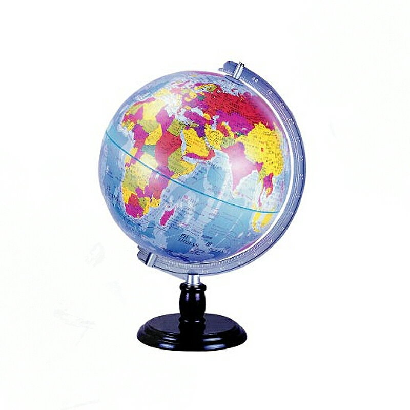 徠福 一次成型地球儀 17"(木座) 60CM / 個 NO.1167