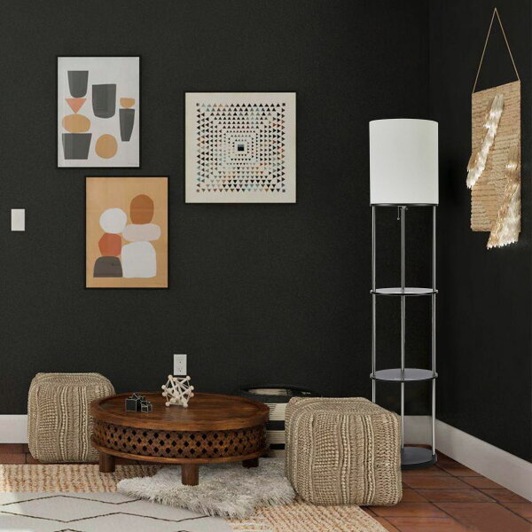 Banyan Imports Co Z Led Etagere Metal Floor Lamp With 3 Wood