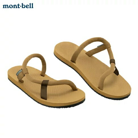 ├登山樂┤日本 mont-bell Sock-On Sandals 男女款 拖鞋 # 1129476TN 卡其