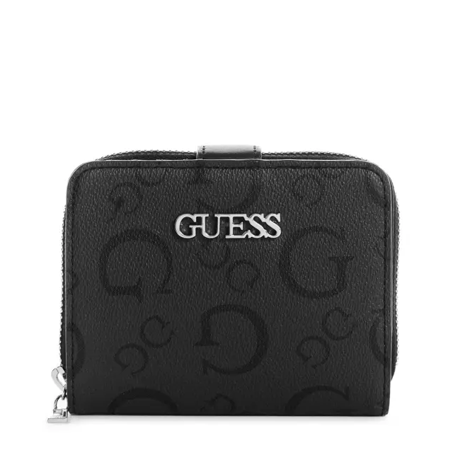 GUESS 拉鍊零錢包 卡片零錢包 G logo防刮PVC皮革 零錢包 皮夾 錢包 G22895 炭灰色(現貨)▶指定Outlet商品5折起☆現貨【送禮首選★APP下單點數4倍送】