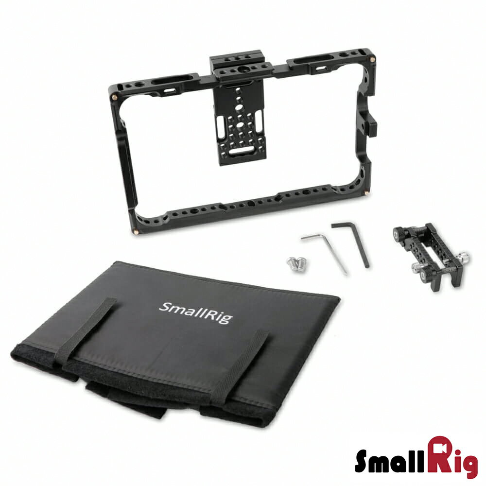 限時★.. SmallRig 2008 Cage 鋁合金外框 for ATOMOS 7吋 外接螢幕 含遮光罩 Ninja Shogun 兔籠 錄影 Arca-Swiss 公司貨【夏日限時 全館點數5倍送】