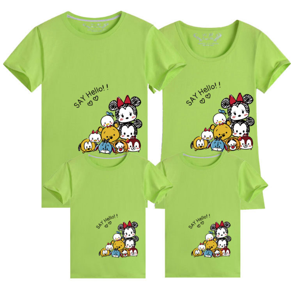 親子裝 純棉T恤 米奇家族 短袖T恤 短T 全家福 團體服 童裝一家三口 一家四口 全家裝 母女裝 班服 櫻桃嚴選 6