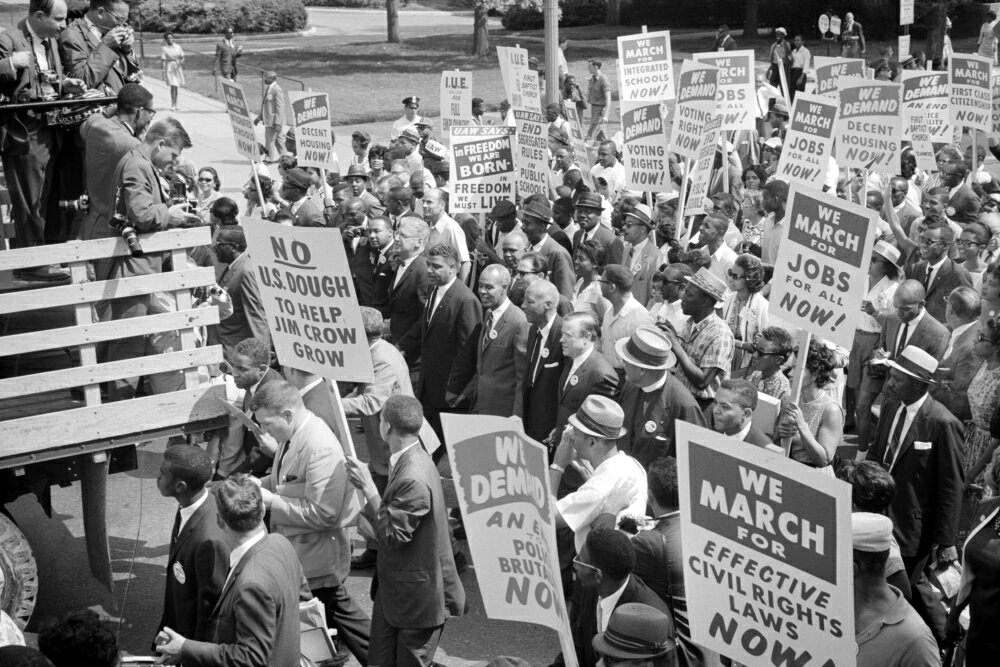 Posterazzi: March On Washington 1963 Nmartin Luther King Jr Roy Wilkins ...