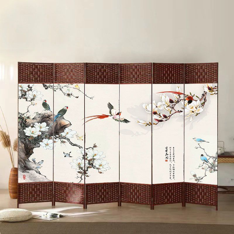 屏風隔斷可折疊客廳遮擋新款簡易中式玄關可推拉可折疊擋板臥室