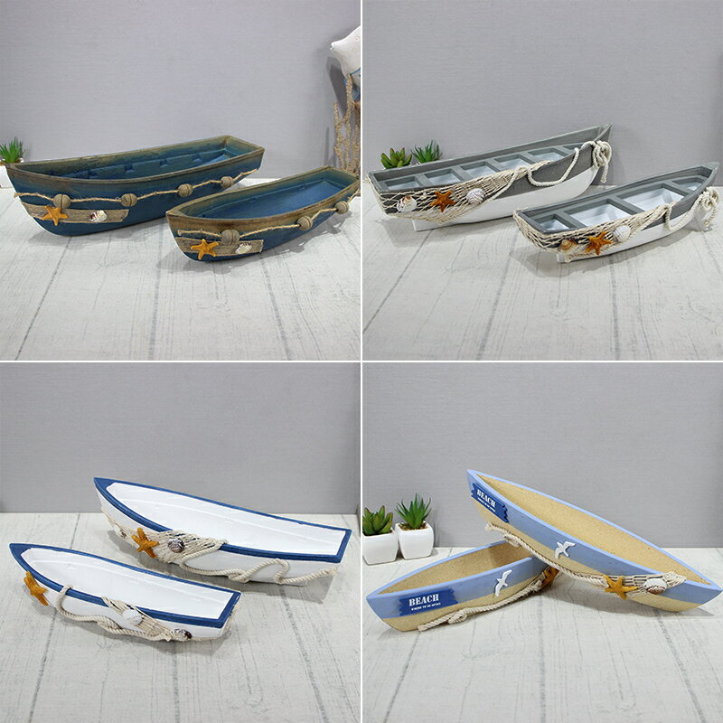 地中海輪船海洋風格裝飾品擺件創意船模型工藝品海盜船擺臺小木船